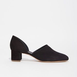 Mansur Gavriel black suede shoes